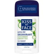 Active Life Stick Deodorant, Cucumber Green Tea, 2.48 oz, Kiss My Face