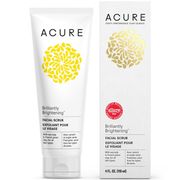 Acure Brilliantly Brightening Facial Scrub, 4 oz