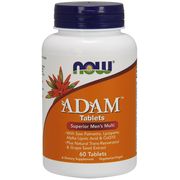 ADAM Men's Multiple Vitamin Tab, Superior Multi, 60 Tablets, NOW Foods
