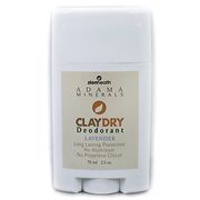 Adama Minerals Clay Dry Deodorant, Lavender, 2.5 oz, Zion Health