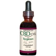 Advanced CBD Hemp Oil Liquid with Terpenes 240 mg, 1 oz, Smart Organics