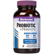 Advanced Choice SingleDaily Probiotic 50 Billion CFU, 30 Vegetable Capsules, Bluebonnet Nutrition