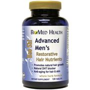 Advanced Men's Bao Shi Restorative Hair Nutrients, 120 Capsules, BioMed Health