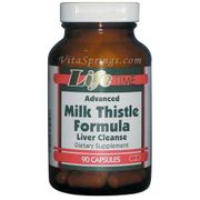 Advanced Milk Thistle Formula with Turmeric, Dandelion and Picroliv, 90 Capsules, LifeTime