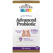 Advanced Probiotic, Ultra Potency, 60 Capsules, 21st Century HealthCare