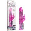 Advanced Waterproof Jack Rabbit Vibrator, 5 Rows of Beads, Pink