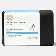 African Black Soap Bar - Unscented, 5 oz, Shea Radiance