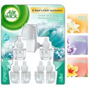 Air Wick Scented Oils, 1 Warmer & 6 Refills