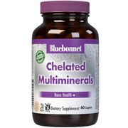 Albion High Potency Chelated Multiminerals, With Iron, 60 Caplets, Bluebonnet Nutrition