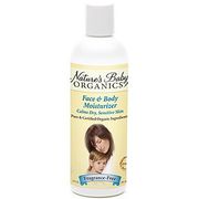 All Natural Baby Lotion, Face & Body Moisturizer, Fragrance Free, 8 oz, Nature's Baby Products