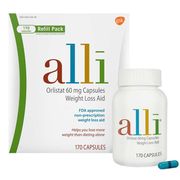 Alli Orlistat 60 mg Weight Loss Aid, 170 Capsules