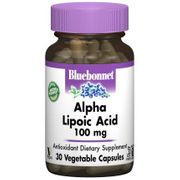 Alpha Lipoic Acid 100 mg, 60 Vegetable Capsules, Bluebonnet Nutrition