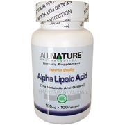 Alpha Lipoic Acid 100mg 100 Capsules, All Nature