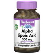 Alpha Lipoic Acid 300 mg, 30 Vegetable Capsules, Bluebonnet Nutrition