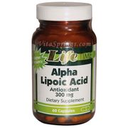 Alpha Lipoic Acid 300 mg, 60 Capsules, LifeTime