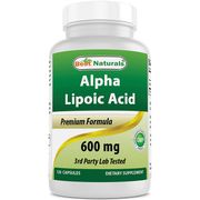 Alpha Lipoic Acid 600 mg, 120 Capsules, Best Naturals