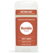 Aluminum-Free Original Formula Deodorant, Sweet Amber, 2.5 oz, Humble Brands