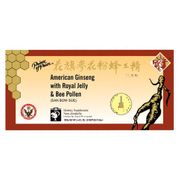 American Ginseng Extract with Royal Jelly & Bee Pollen, 10 x 10cc, Prince of Peace