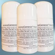 AminoGenesis 70% Alcohol Hand Sanitzer Enriched with Vitamin A, D & E, 4 oz x 3 Bottles