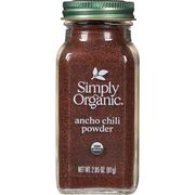 Ancho Chili Powder, 2.85 oz, Simply Organic