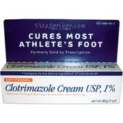 Antifungal Clotrimazole Cream USP, 1%, 30 g (1 oz)
