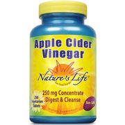 Apple Cider Vinegar 250 mg, 250 Vegetarian Tablets, Nature's Life