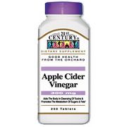 Apple Cider Vinegar 300 mg 250 Tablets, 21st Century Health Care