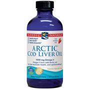 Arctic Cod Liver Oil Liquid - Strawberry, 8 oz, Nordic Naturals