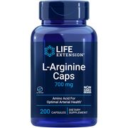 L-Arginine Caps 700 mg, 200 Capsules, Life Extension