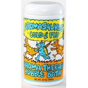 Aromasaurus Cold & Flu, Kids Aroma Therapy Bubble Bath, Eucalyptus Lemon, 20 oz, Abra Therapeutics
