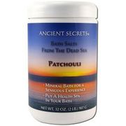Aromatherapy Dead Sea Mineral Baths, Patchouli, 2 lb, Ancient Secrets