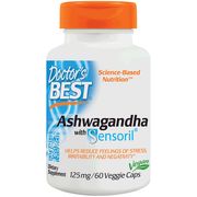 Ashwagandha with Sensoril, 125 mg, 60 Vegetarian Capsules, Doctor's Best