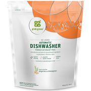 Automatic Dishwashing Powder Detergent Pods, Tangerine with Lemongrass, 60 Loads, 2 lb 1.8 oz (960 g), Grab Green