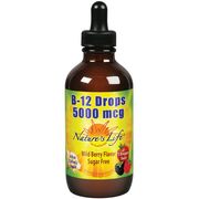 B-12 Drops, Methlycobalamin, 4 oz, Nature's Life