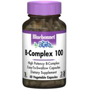 B-Complex 100, 50 Vegetable Capsules, Bluebonnet Nutrition