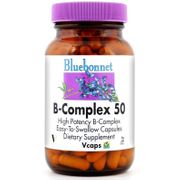 B-Complex 50, 50 Vcaps, Bluebonnet Nutrition