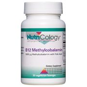 B12 Methylcobalamin, 50 Vegetarian Lozenges, NutriCology
