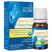 Baby Vitamin D Organic Drops, Newborn+, 0.11 oz, Mommy's Bliss