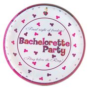 Bachelorette Party 10 Inch Plates, 10 Pack, Hott Products
