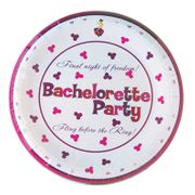 Bachelorette Party 7 Inch Plates, 10 Pack, Hott Products