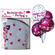 Bachelorette Party Foil Balloons Assorted Colors, 9 Pack, Hott Products