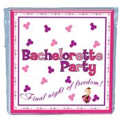 Bachelorette Party Napkins, Trivia Game, 10 Pack, Hott Products