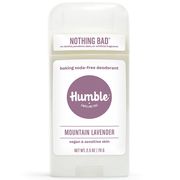 Baking Soda-Free Deodorant for Vegan & Sensitive Skin, Mountain Lavender, 2.5 oz, Humble Brands