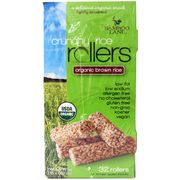 Bamboo Lane Crunchy Rice Rollers, Organic Brown Rice, 32 Rollers