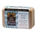 Bar Soap - Dead Sea Mud, 7 oz, One with Nature Dead Sea Mineral Soap