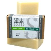 Bar Soap - Spearmint & Eucalyptus, 4.5 oz, Siliski Soaps