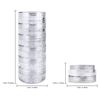 5G/5ML Clear Round Stackable Jars with Screw Cap Lid, High Quality