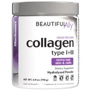Beautiful Ally Collagen Type I + III Hydrolyzed Powder, 6.9 oz, Bluebonnet Nutrition