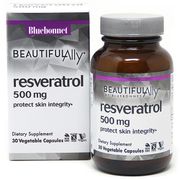 Beautiful Ally Resveratrol 500 mg, 30 Vegetable Capsules, Bluebonnet Nutrition