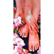 Beauty Salon Poster, Window Decal 4 x 2 ft, NWP-8